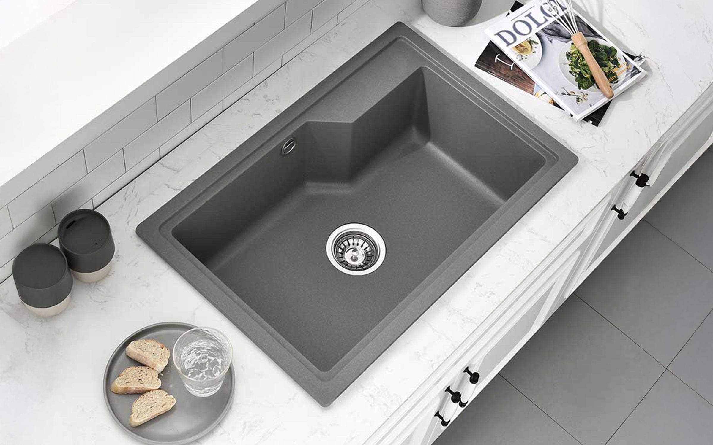ICGS 8315 Granite sink, grey matt  2
